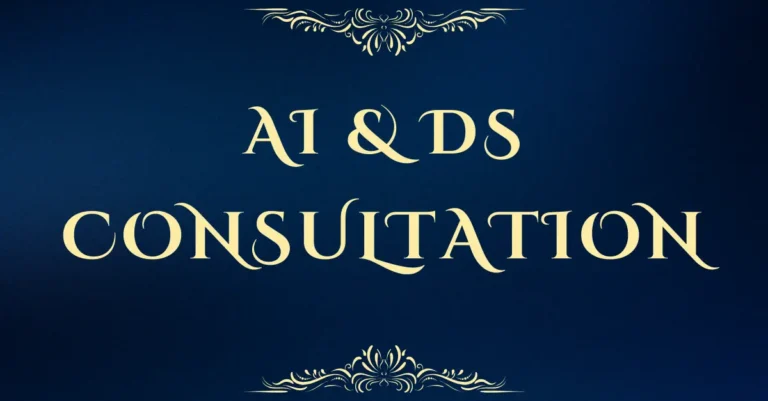 AI & DS Consultation
